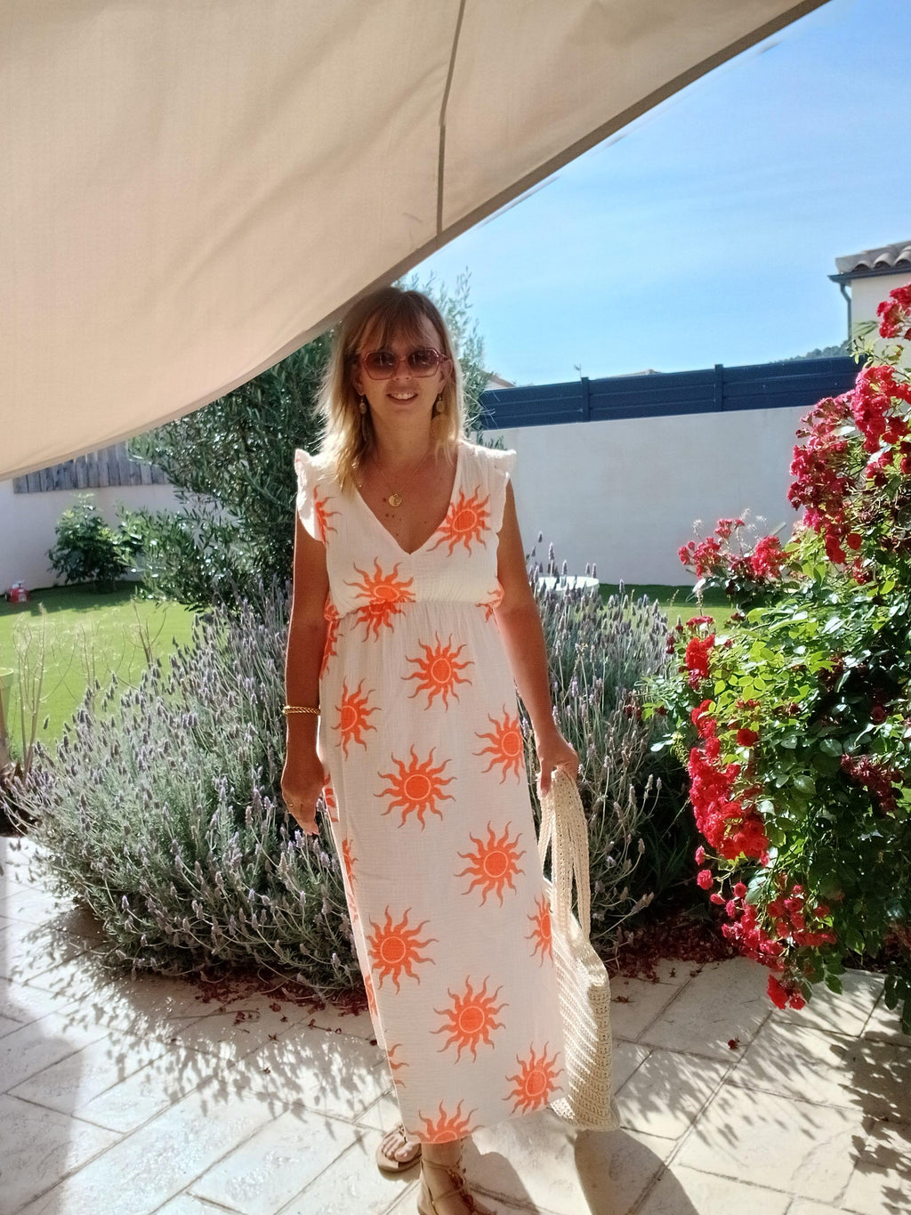 Robe Sohana - Blanc Soleil