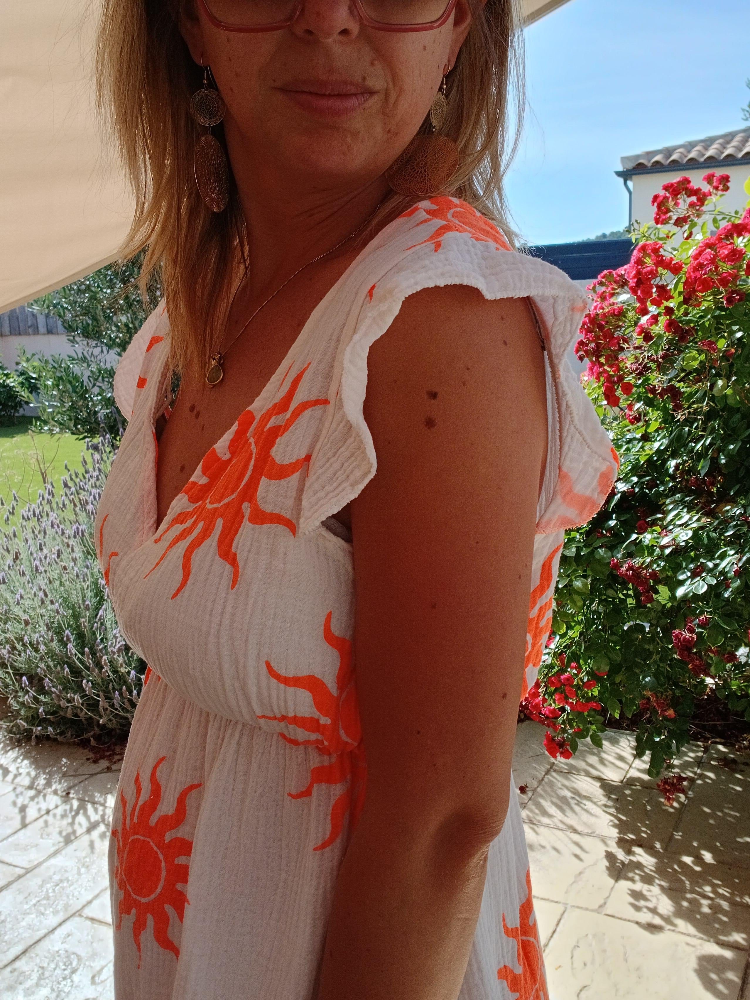 Robe Sohana - Blanc Soleil