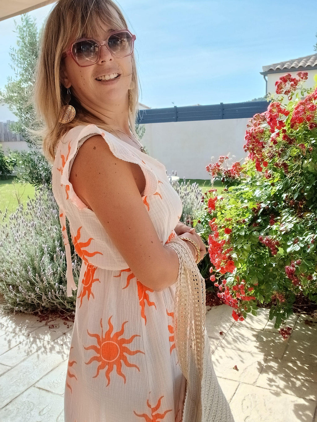 Robe Sohana - Blanc Soleil