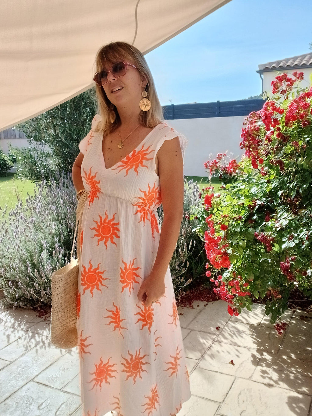 Robe Sohana - Blanc Soleil