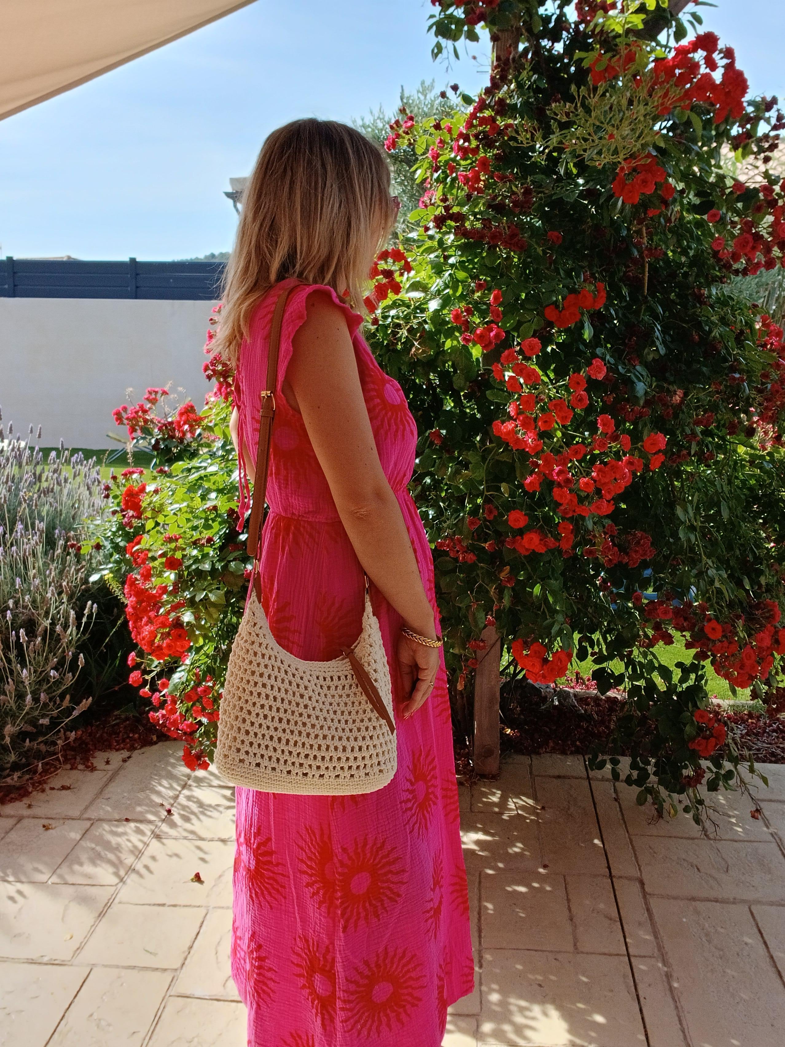 Robe Sohana - Fuchsia Soleil