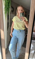 Jean Milo Denim Clair Femme Élégant | Chic Soléa