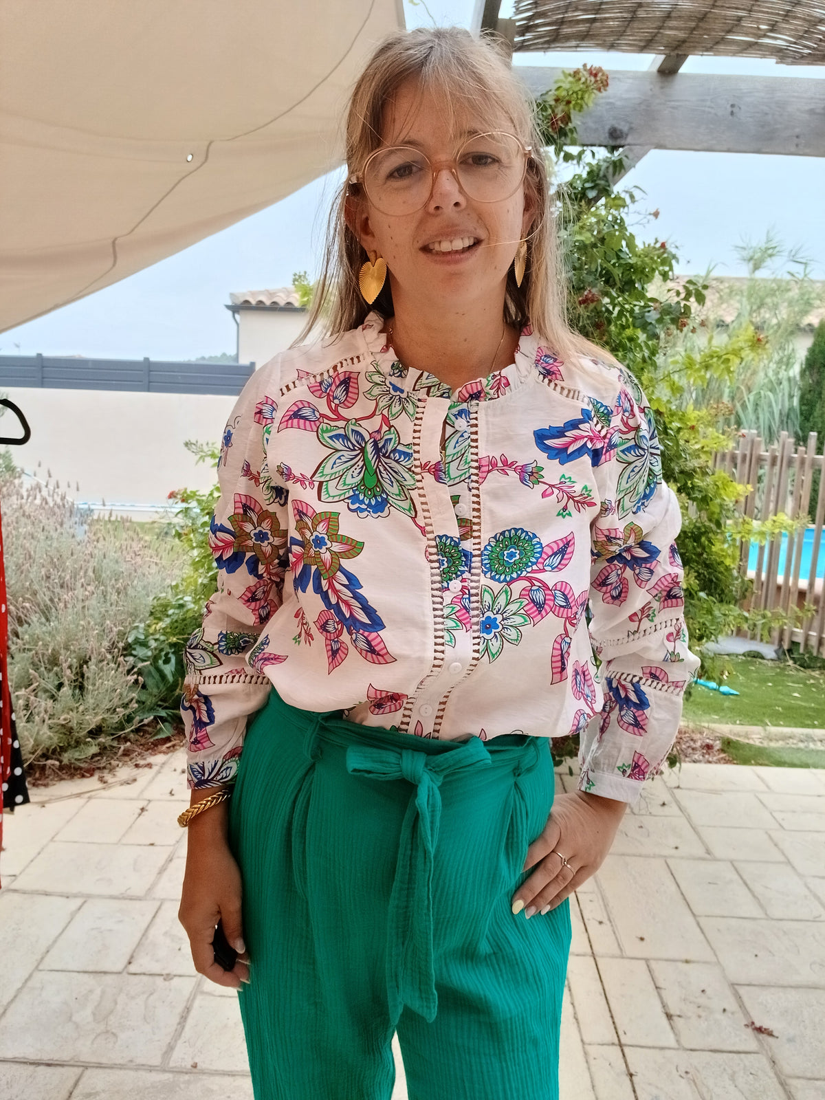 Blouse Mahé - Fleurie