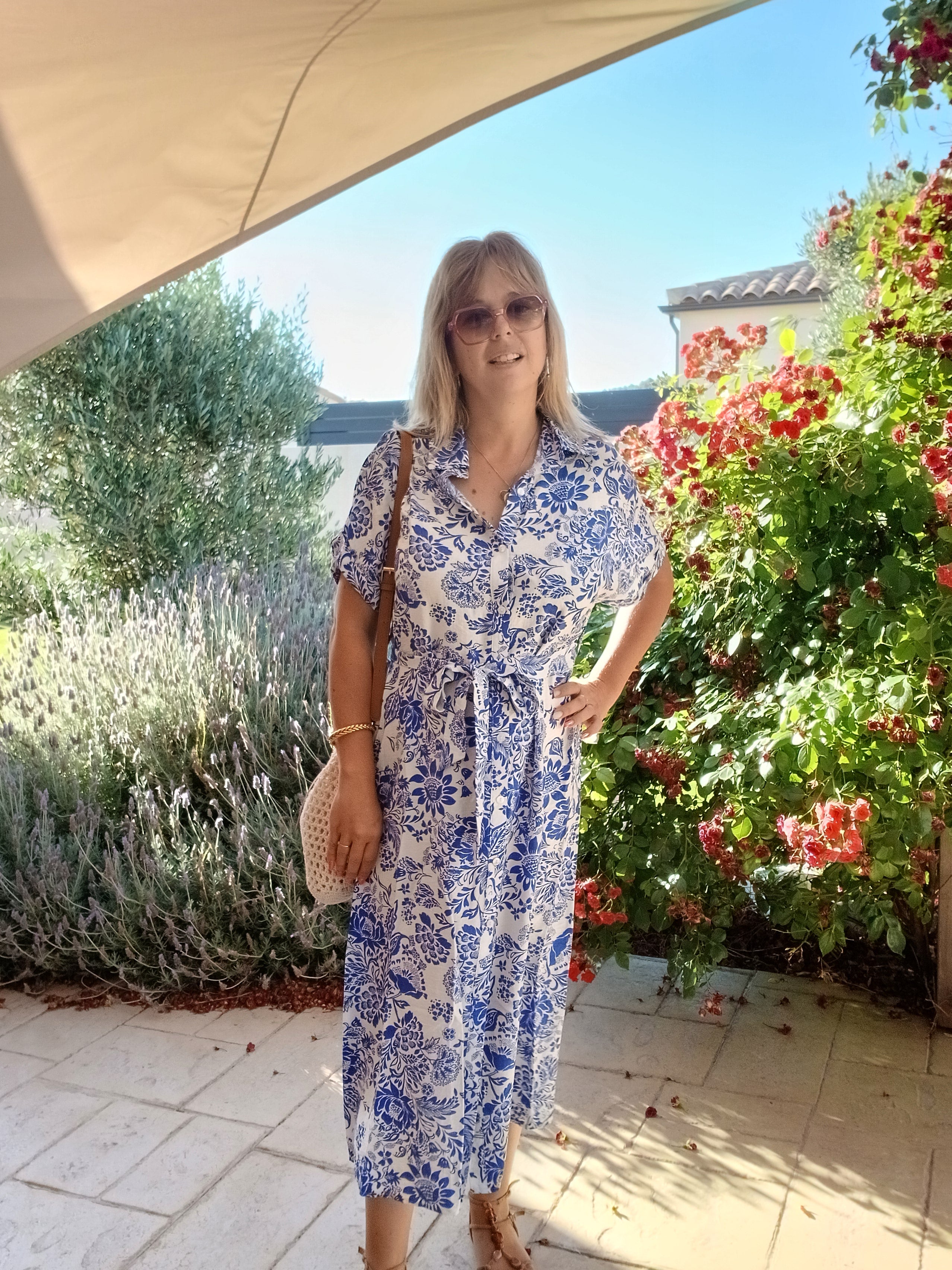 Aurélia - La robe Bleu Riviera