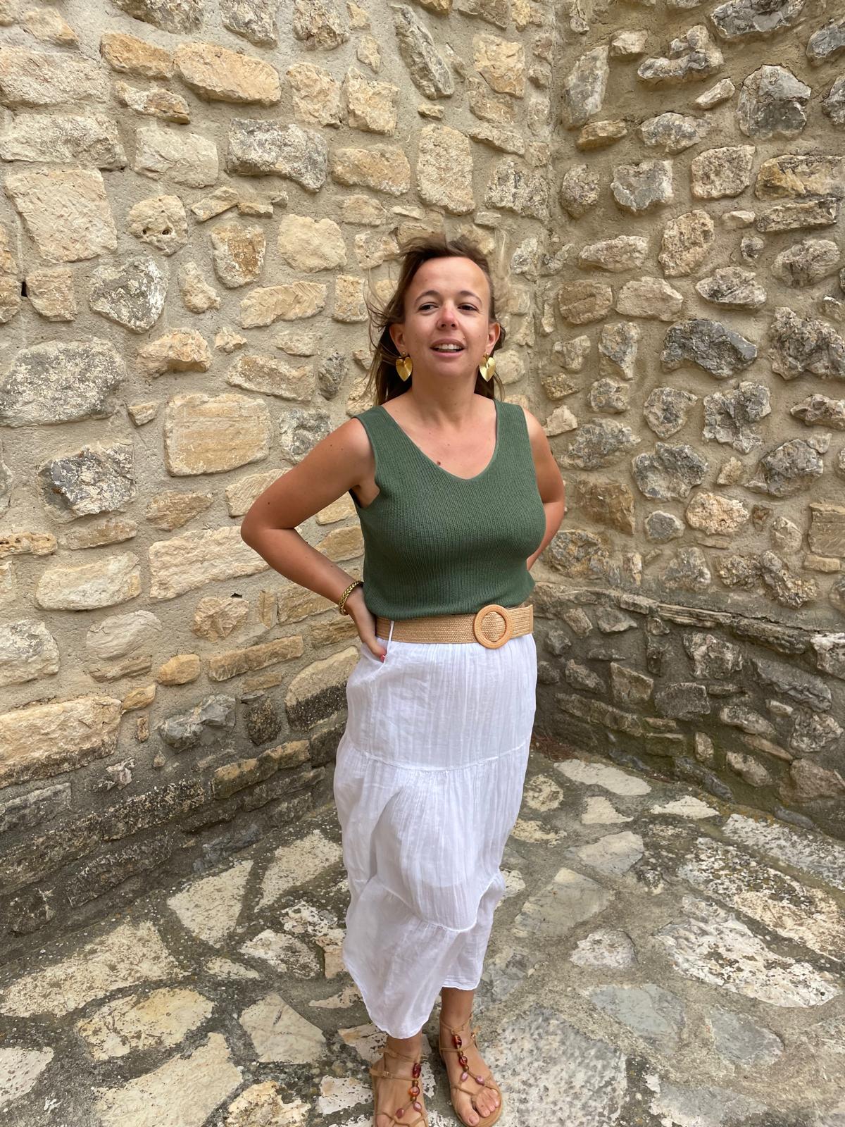 Top Lyséa – Top maille bohème chic féminin