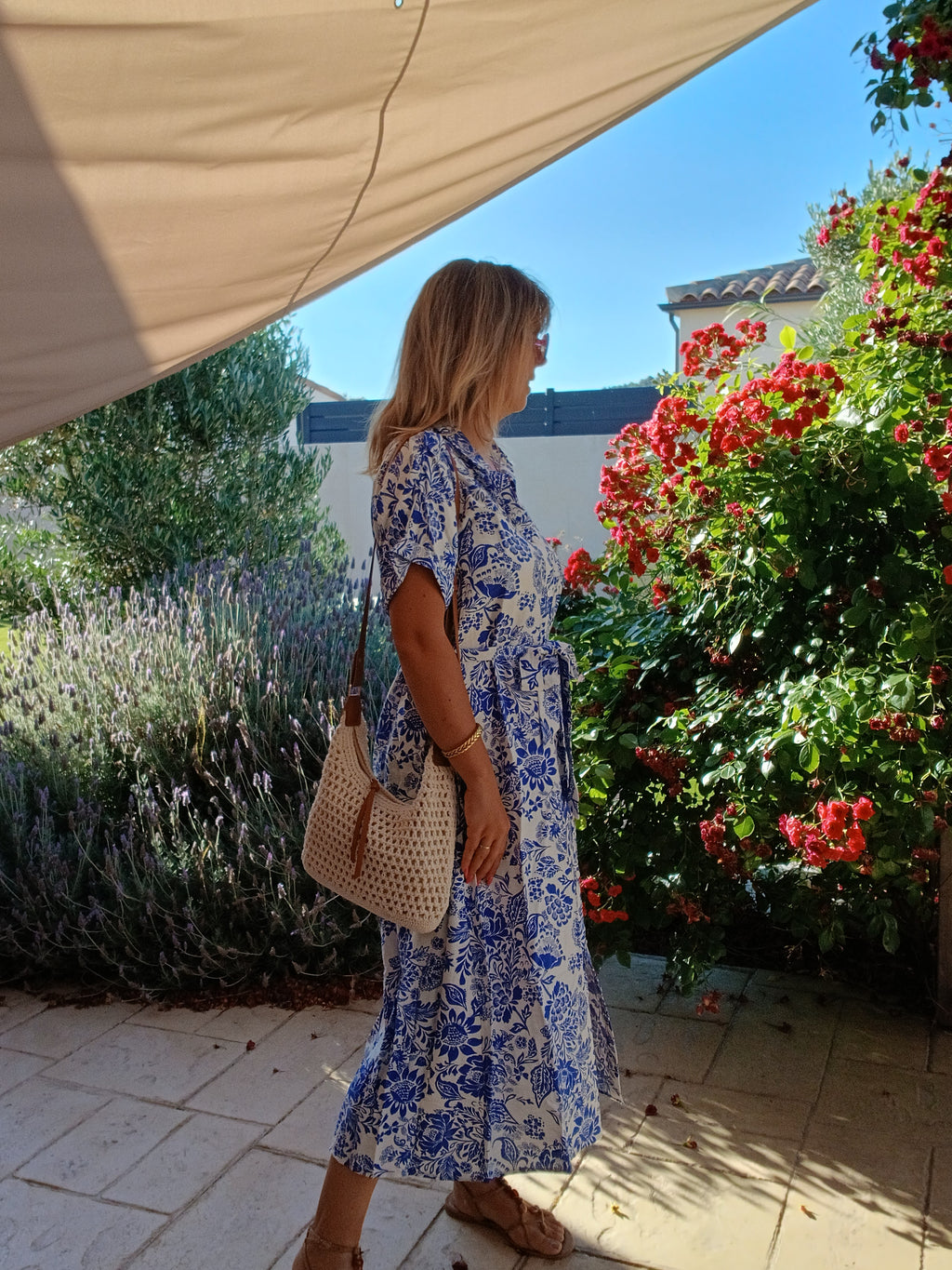 Aurélia - La robe Bleu Riviera