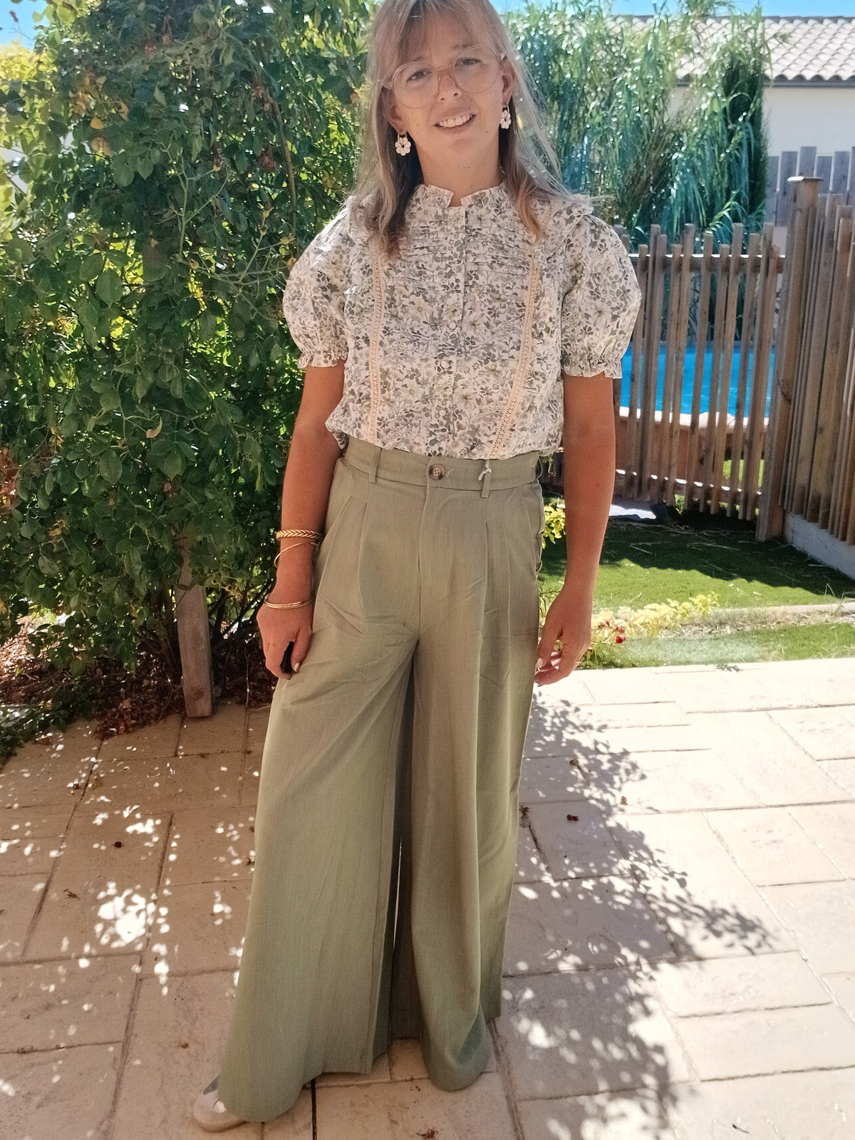 Pantalon Zélie - kaki