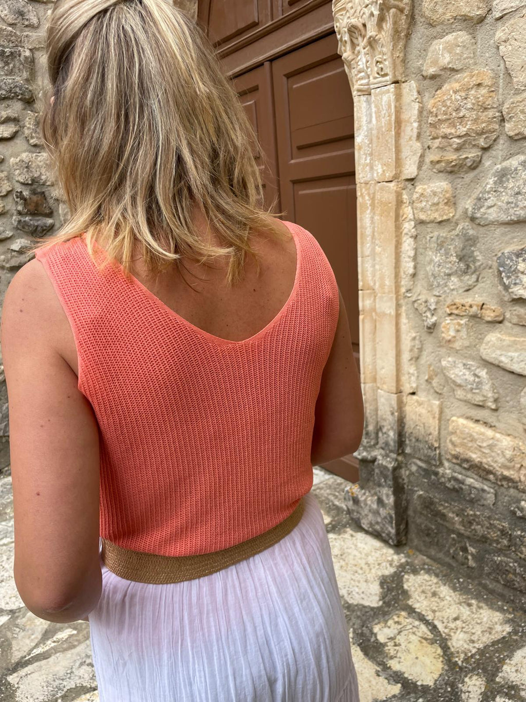 Top Lyséa – Top maille bohème chic féminin
