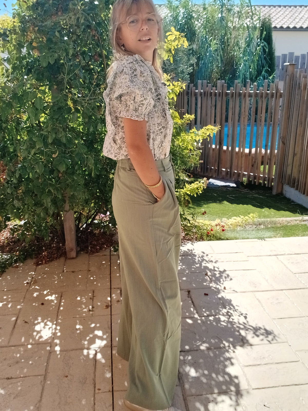Pantalon Zélie - kaki