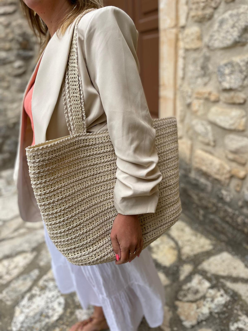 Calypso Cabas - Sac Panier Bohème Chic pour l'été