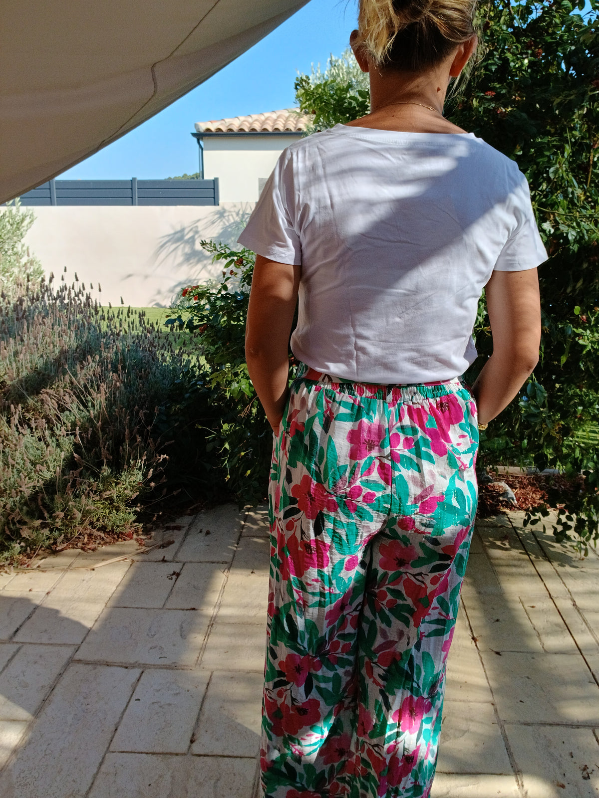 Pantalon large fleuri femme Isalia 🌸