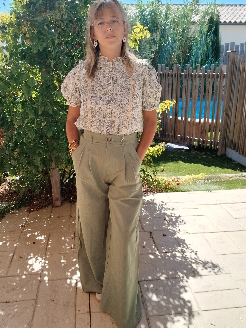 Pantalon Zélie - kaki