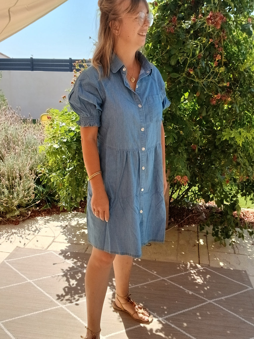 Robe Héloïse - Bleu jean
