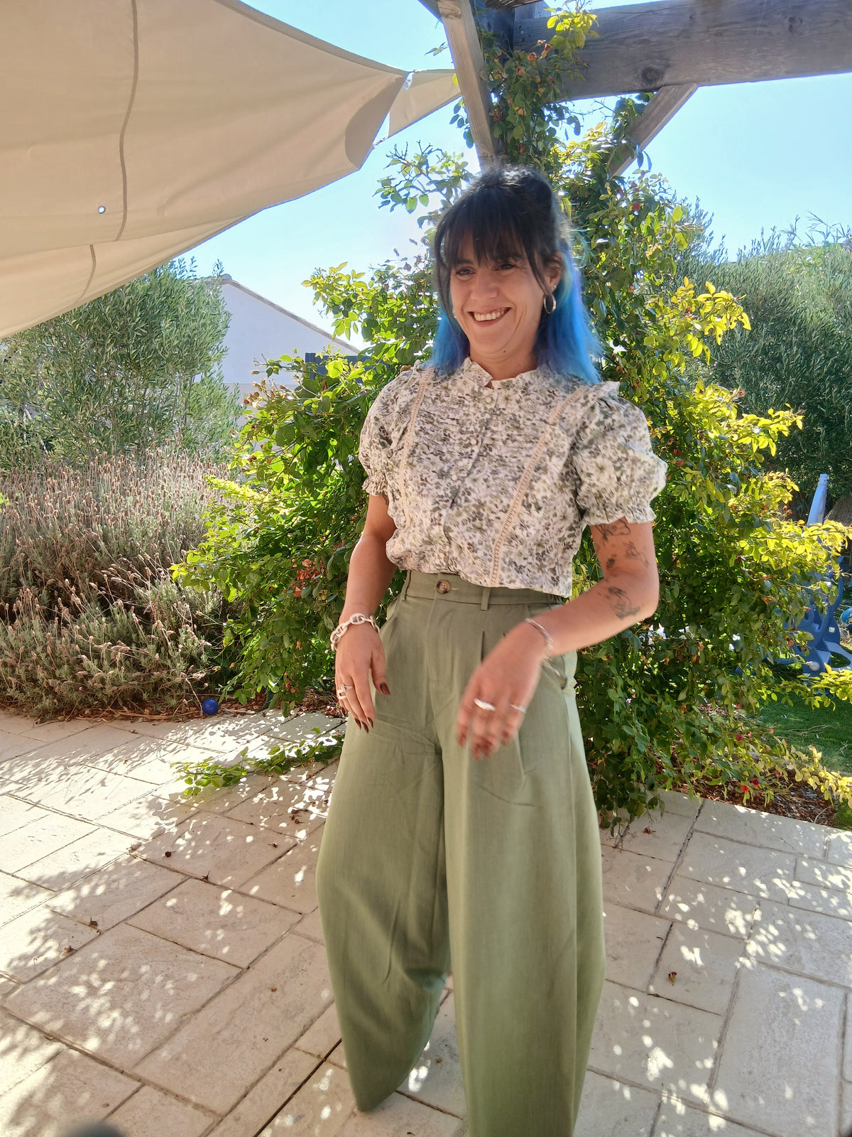 Pantalon Zélie - kaki