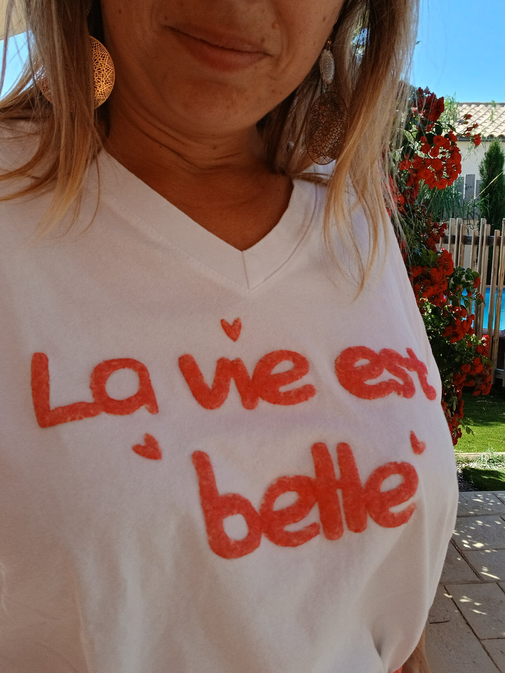 ✨ T-shirt Ava – La vie est belle
