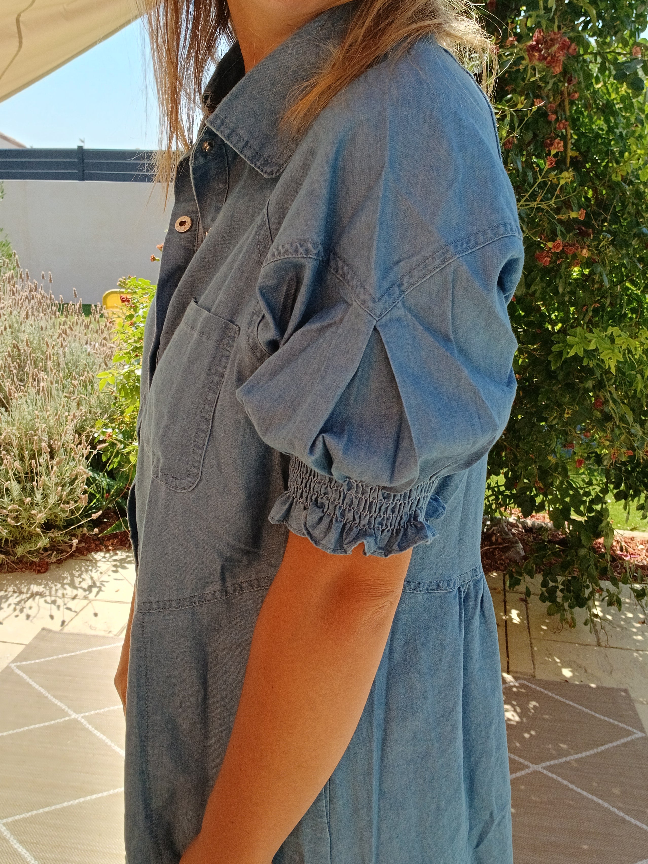 Robe Héloïse - Bleu jean