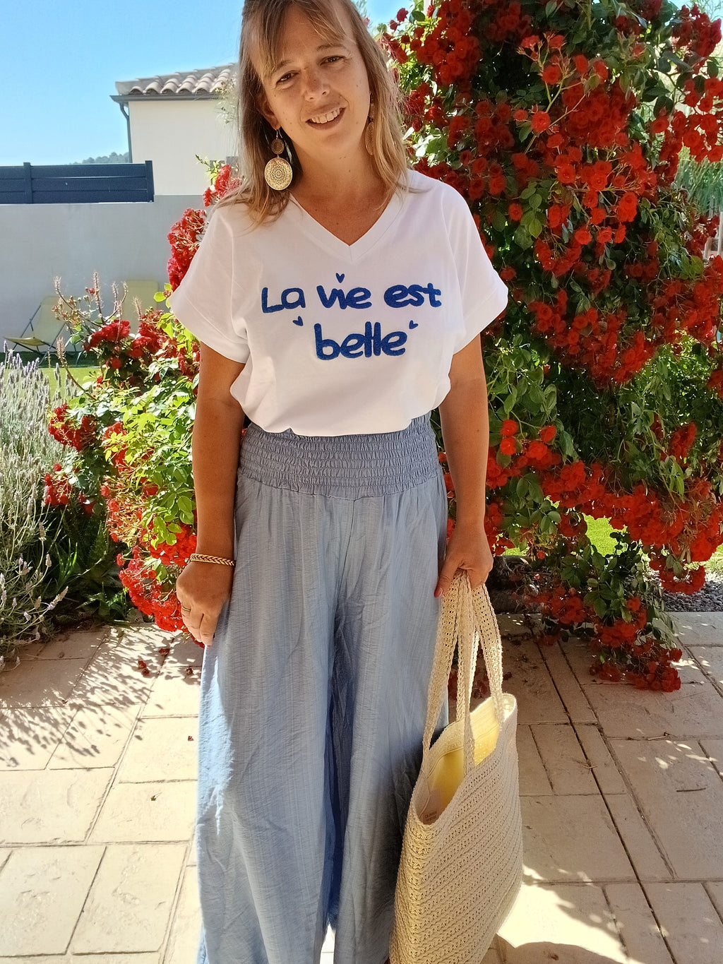 ✨ T-shirt Ava – La vie est belle