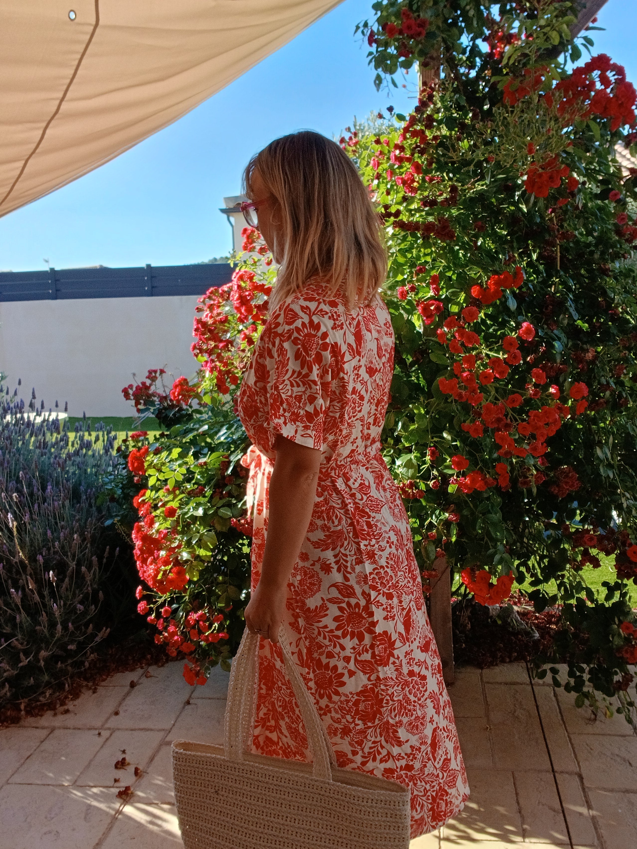 Aurélia - La robe Rouge Soleil