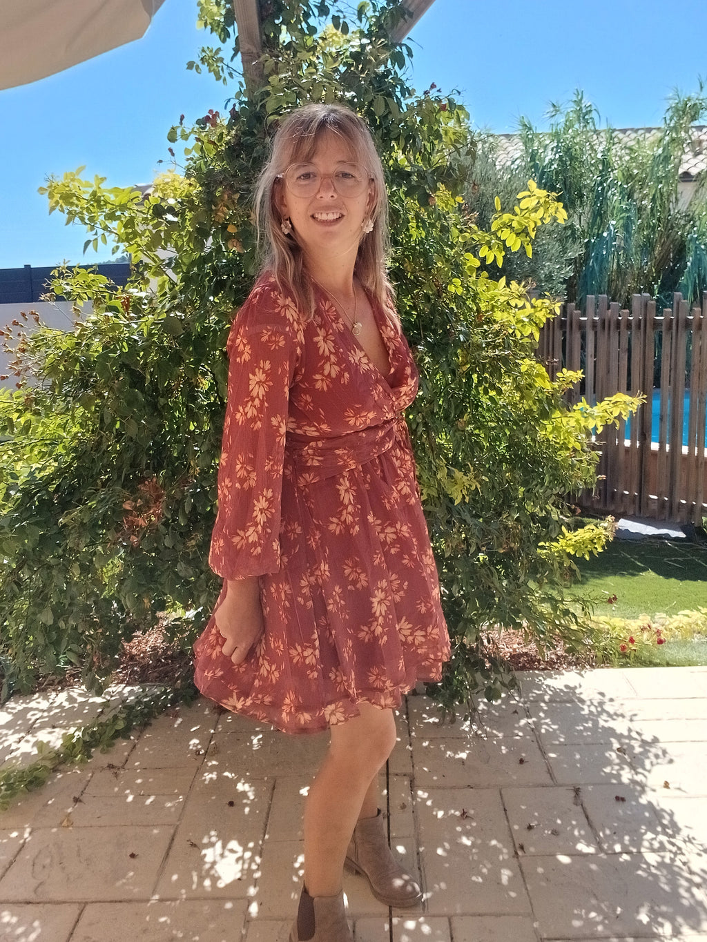 Robe Faustine – L’élégance entre été et automne 🍂