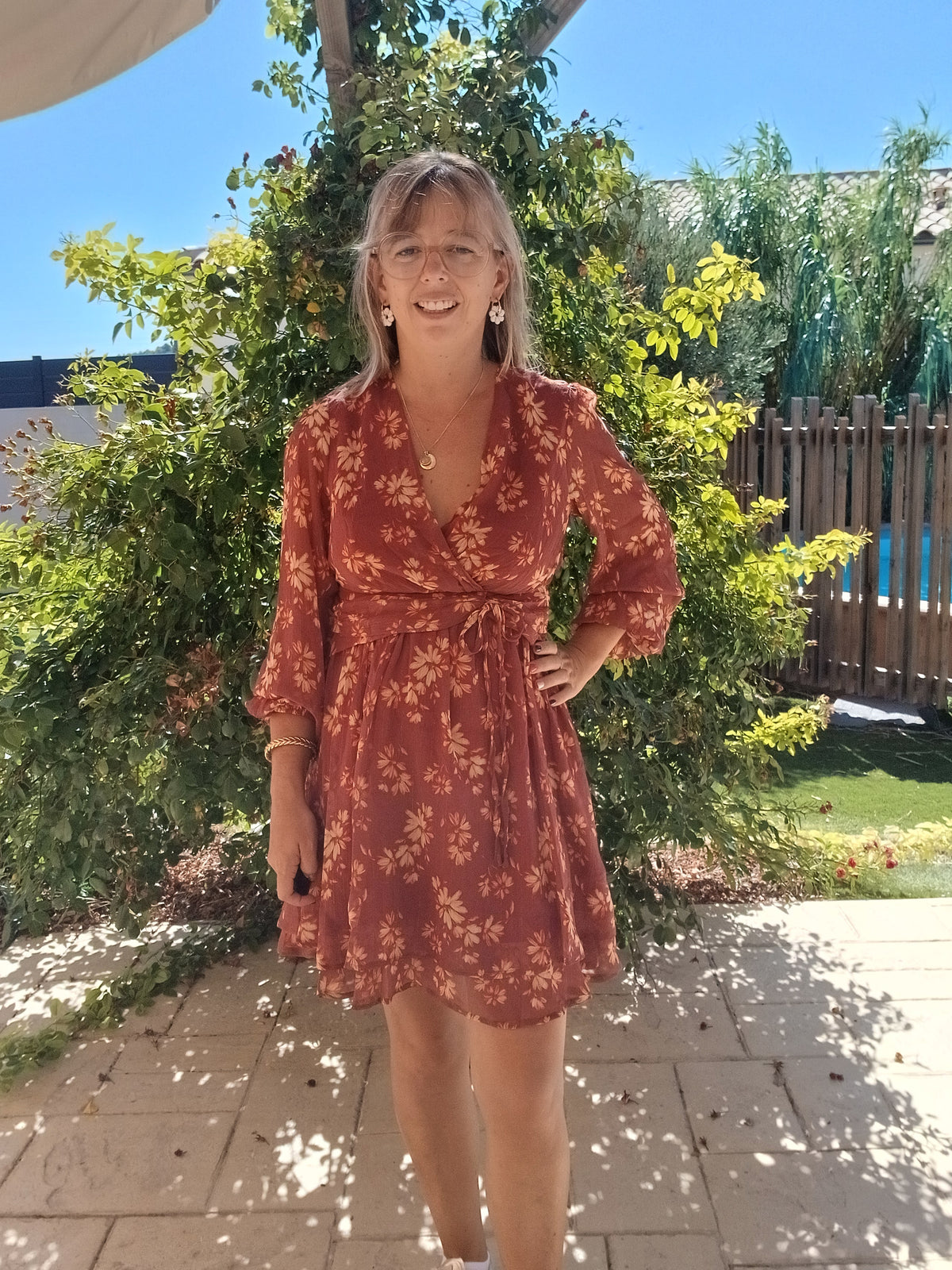Robe Faustine – L’élégance entre été et automne 🍂