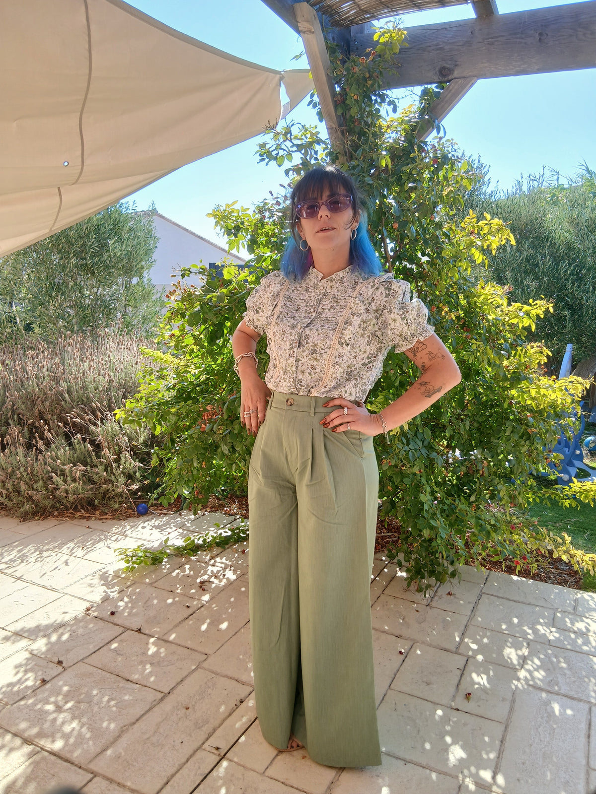 Pantalon Zélie - kaki