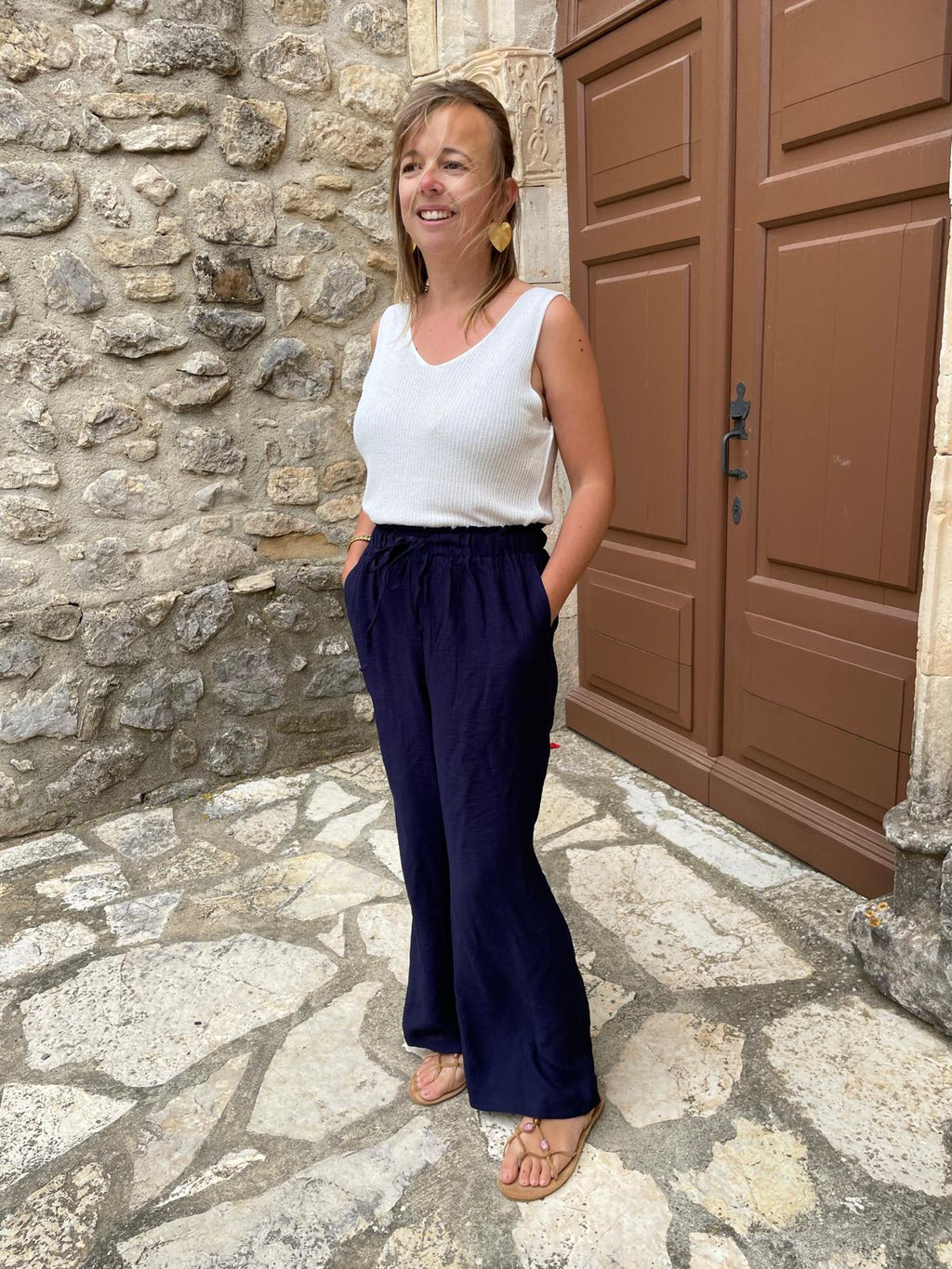 Top Lyséa – Top maille bohème chic féminin