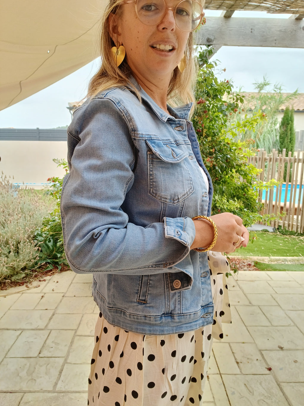 Veste Charlie - veste en jean bleu clair