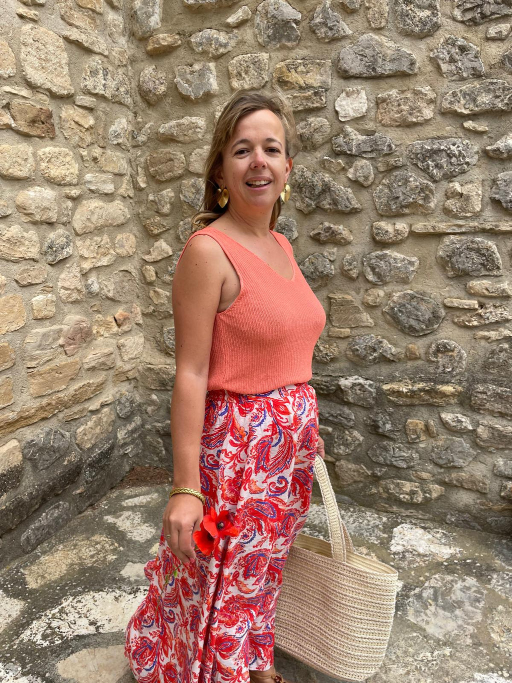 Top Lyséa – Top maille bohème chic féminin