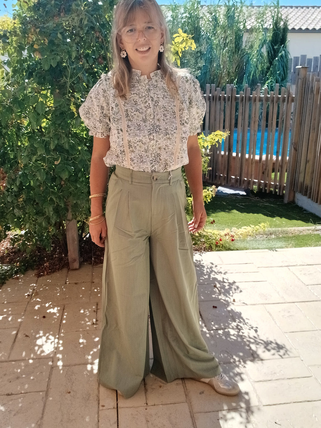 Pantalon Zélie - kaki