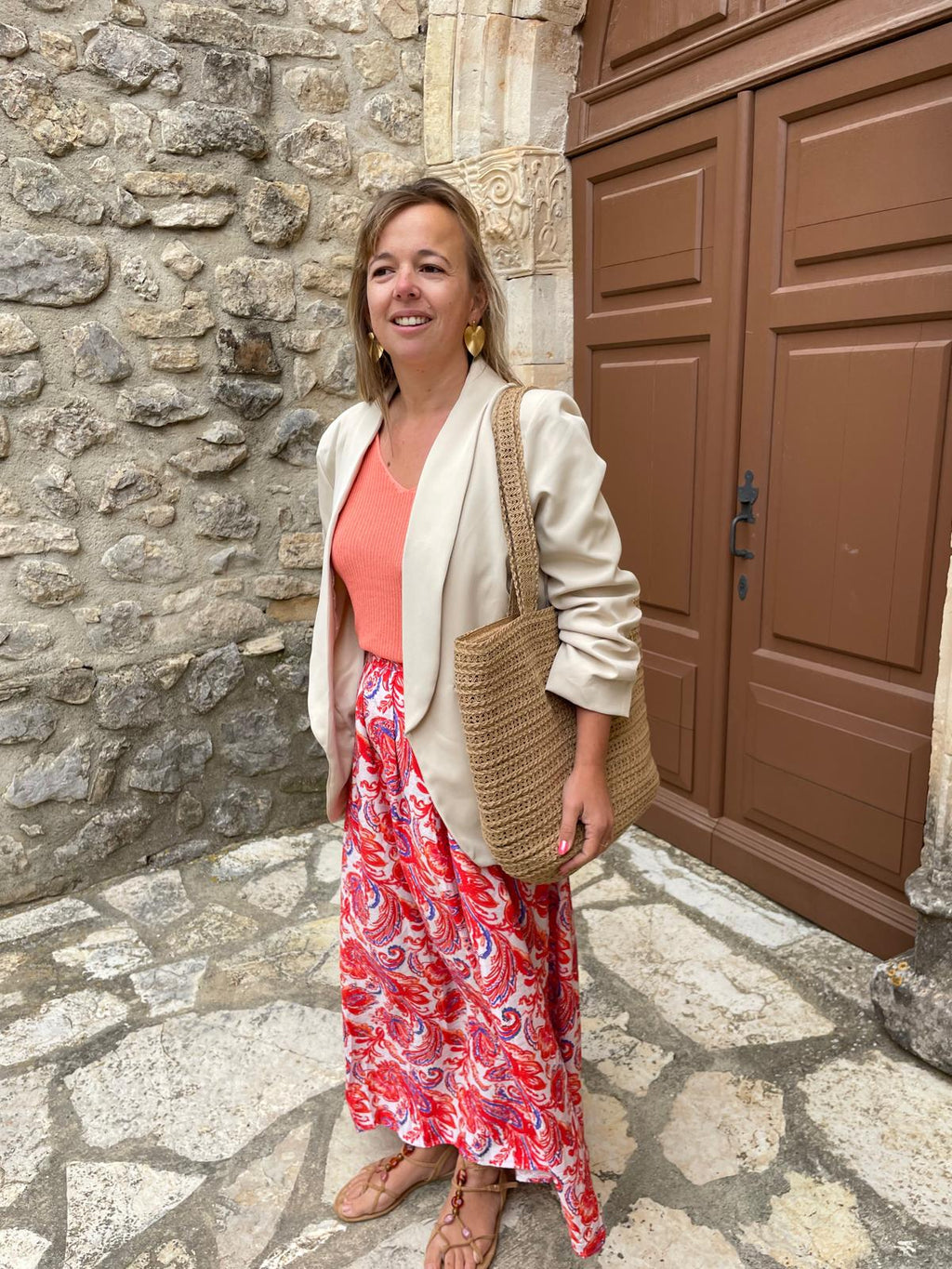 Calypso Cabas - Sac Panier Bohème Chic pour l'été
