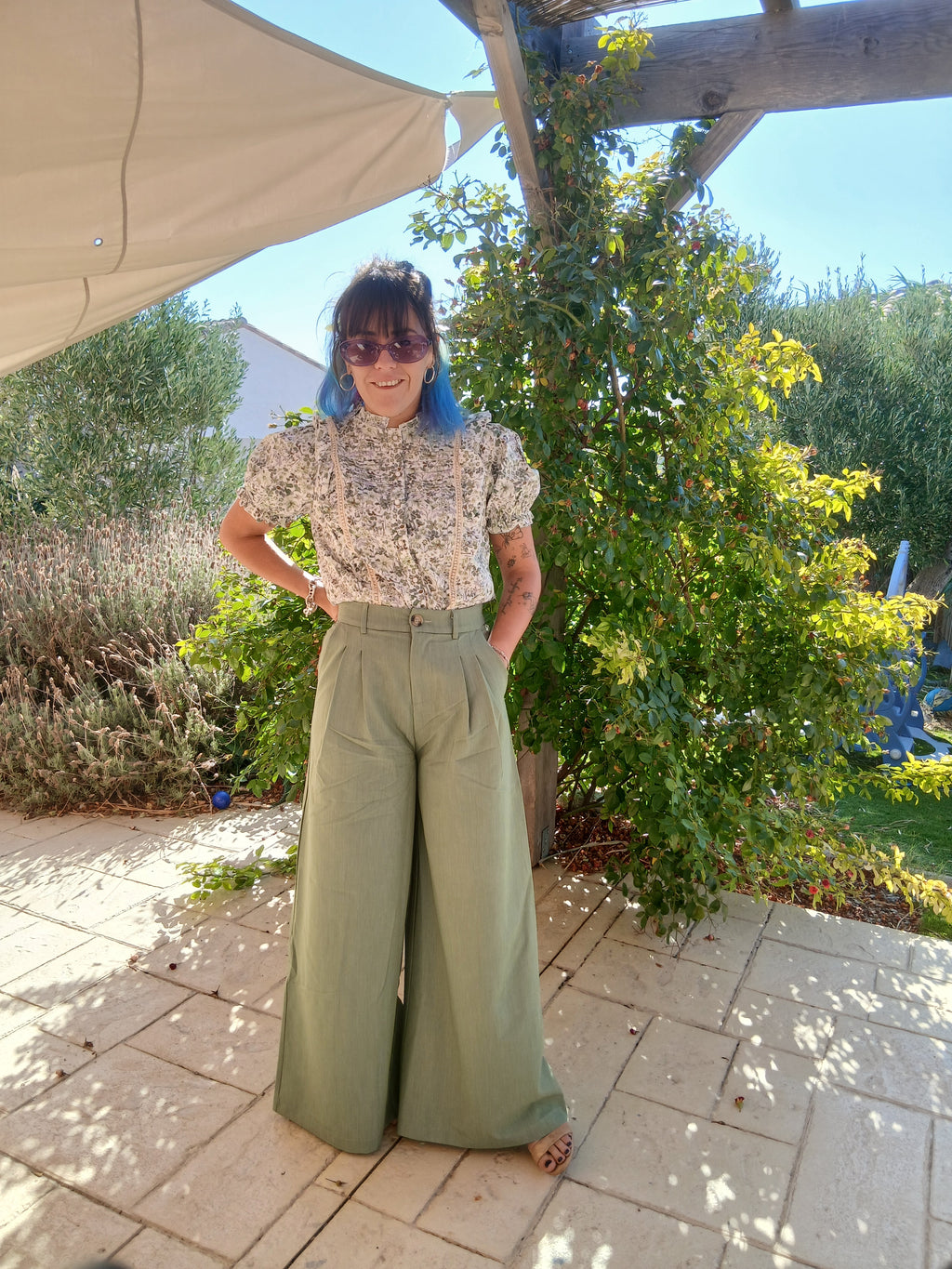 Pantalon Zélie - kaki