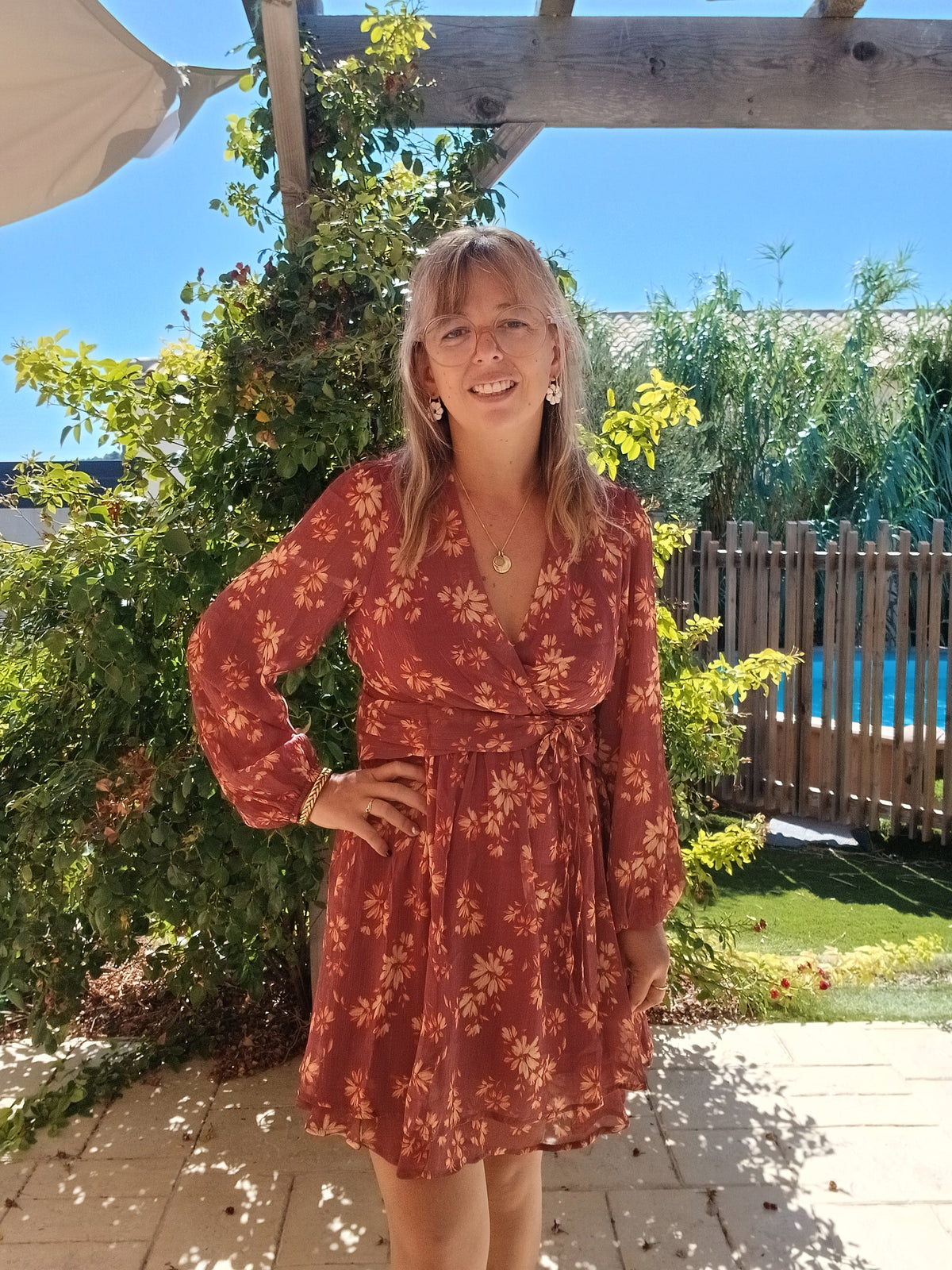 Robe Faustine – L’élégance entre été et automne 🍂