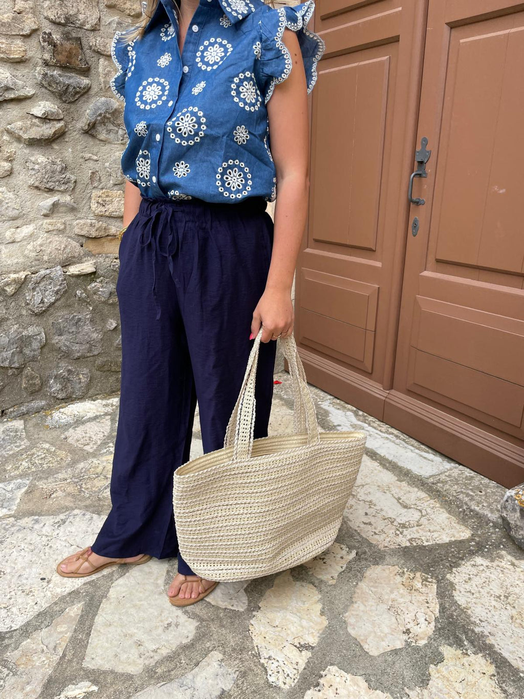Calypso Cabas - Sac Panier Bohème Chic pour l'été